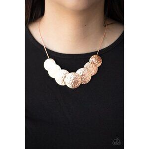 RADIAL Waves Copper Necklace
